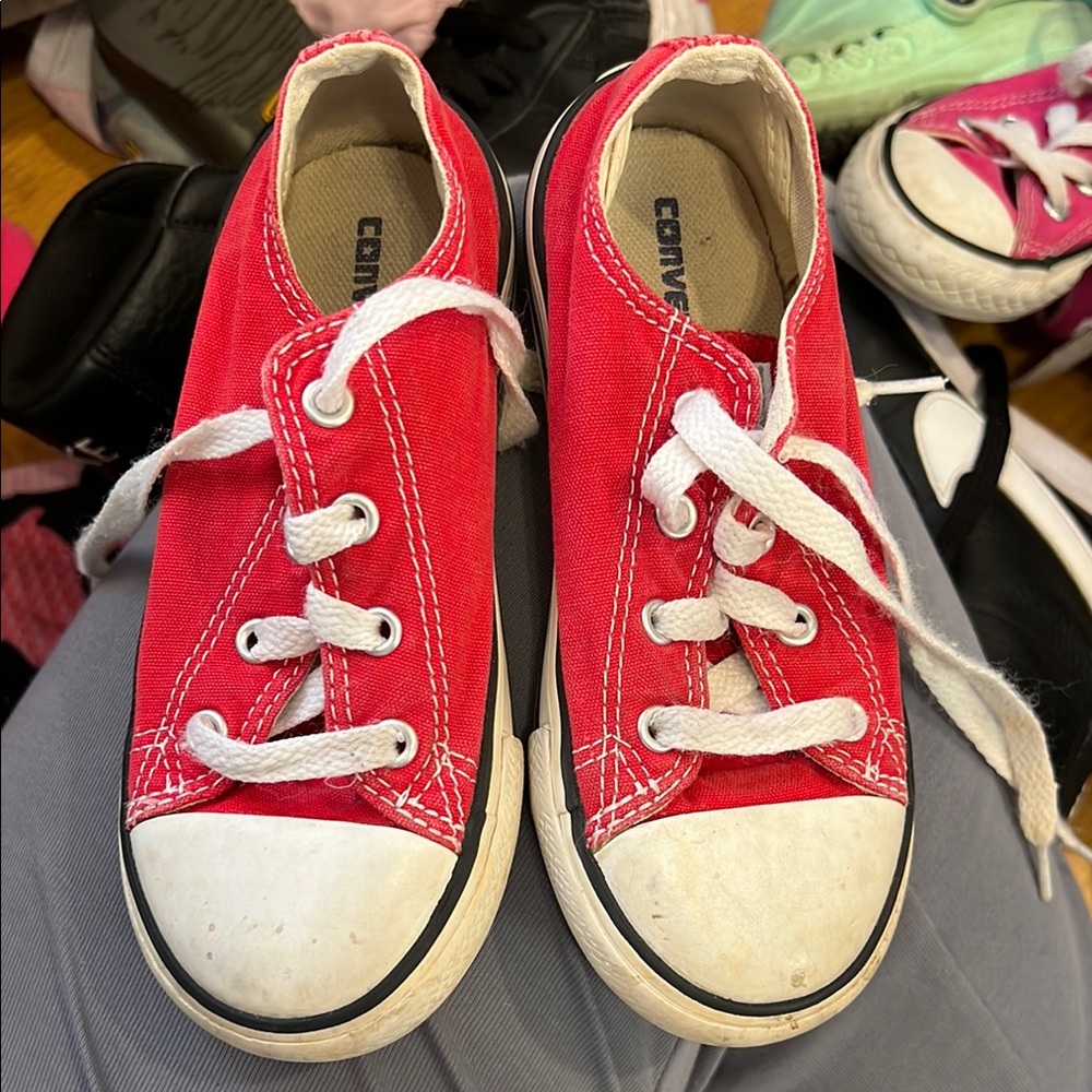 Converse Kids Red Sneakers